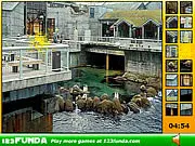 Free Hidden Spots Aquarium Online Game Screenshot - Seek and Find Puzzle with 5 Minute Timer - PlayArcadeHub