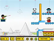 Evil Toys free online shooting game, eliminate possessed toys and progress to the next level on PlayArcadeHub