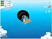 Touch the Sky free online launch and upgrade game screenshot featuring a homemade flying contraption