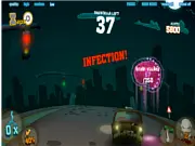 Nice Zombie Race V1 free online running game, friendly zombie escaping mad people out of town