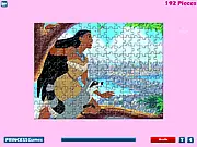 Pocahontas Puzzle free online game, timed jigsaw puzzle with multiple difficulty modes