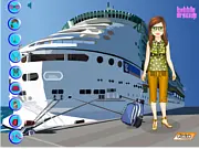 Ship Cruise Vacation Dress Up game, play free online fashion game, luxury cruise outfit styling