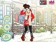 Winter Wonderland Dress Up game free online fashion winter outfit selector
