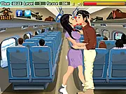 Express Train Kiss game couple kissing on a train, hidden romance game online, free to play on PlayArcadeHub