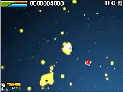 Tremor Ace online space shooter game screenshot, small spaceship fighting waves of alien enemies, free arcade action game