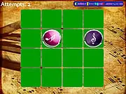 Play Music Match free online paired cards memory game