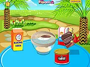 Chocolate Cheesecake free baking game, play online cooking simulation, delicious virtual cake recipe
