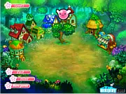 Touch Sweet Elf 2 free online game, play free reflex game on PlayArcadeHub, image of cute elf character running in a forest level