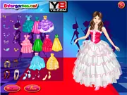 Valentine Day Dating free online dress up game screenshot, showing a girl styled in a beautiful outfit ready for her romantic date on Valentine's Day.