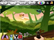 Birds Hunter 1 free online shooting game arcade style aiming at flying birds