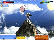 Eagle Defenders free online shooter game protecting an injured eagle from black ravens