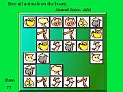 Animal Freedom 2 tile-matching puzzle game board with connect pairs