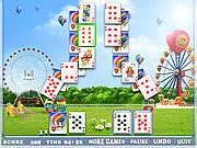 Play Carousel Solitaire free online, a card game where the goal is to match two cards of the same rank to clear the board.