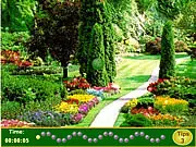 Hidden Beads free online game, play hidden object game, find the hidden beads in the garden, puzzle game