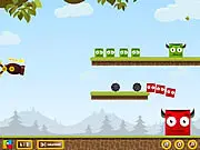 Play Ruder free online strategy game, merge same-colored blocks with a cannon, physics puzzle