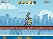 Play Can Smasher free online strategy game, knock over stacks of cans with a limited number of balls