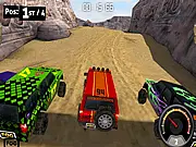 Canyon Valley Rally free game, driving a jeep car through an extremely challenging canyon race