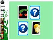 Fruits Memory Challenge online free game, matching pairs of fruit pictures, concentration game on PlayArcadeHub