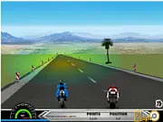 Motorbike Race 3D free online game, high-speed motorcycle racing on a track, play motorbike game on PlayArcadeHub