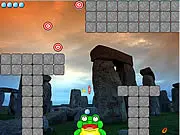 Ballfrog 2 free online physics puzzle game where you launch a frog to hit targets