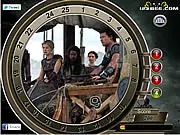 Wrath of the Titans Find the Numbers hidden object game screenshot, finding camouflaged numbers in a scene of Greek mythology, play free online