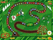 The brave bunny defends his vegetable harvest from waves of beetles in the free online tower defense game, Bunny VS Beetles.