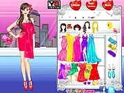 Prep For Valentine's Day dress up game, free online fashion game for Valentine's date, choosing a romantic outfit