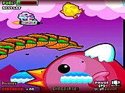 Chocolate Run online game screenshot, endless runner with upgrades, free chocolate collecting game