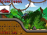 Zombie Truck Driving Escape game screenshot, play free online zombie game, self-made truck driving survival