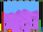 Play Bomb Diver free online jetpack game avoiding and shooting bombs