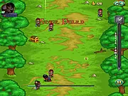 Band of Heroes - Might and Pillage game screenshot, play free online strategy and tactical RPG game on PlayArcadeHub