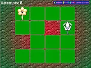 Flower Power Pairs game screenshot showing multiple pairs of matched flower cards, free online memory matching game