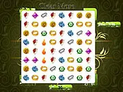 Clear More online game board filled with colorful matching puzzle blocks ready to be cleared, free match-3 game