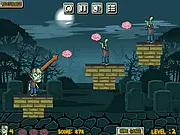 Zombie Head Switch game free online, puzzle of zombies swapping heads and collecting brains