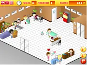 Hospital Frenzy 2 free online time management game with nurse taking care of patients