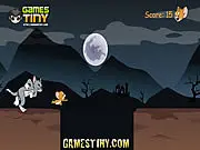 Tom and Jerry Halloween Run free endless runner online game on PlayArcadeHub