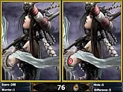 Fantasy Warriors free online spot the difference game. Find the differences in epic pictures of knights and mythical creatures.