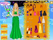 Coming Out Party free online dress up game screenshot, elegant debutante in a ball gown