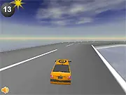 Sky Driver Extreme free driving game on PlayArcadeHub, car racing on a narrow road in the sky, 2 player mode