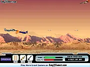 Fire In The Sky Arcade free online F-22 vertical shooter game on PlayArcadeHub