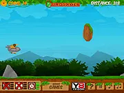 Flying Kiwi online free game avoiding rocks and obstacles in the sky on PlayArcadeHub