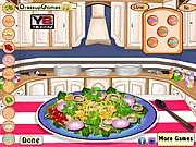 Play Chicken Deluxe Salad free online cooking game for kids on PlayArcadeHub
