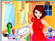VIP Party Prep free online dress up game fashion makeover facial treatment PlayArcadeHub
