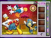 Cartoon 3 Tile Puzzle free online game playing on PlayArcadeHub