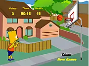 Play Bart Simpson Basketball Free Online Game – Aim and Shoot to Score Baskets