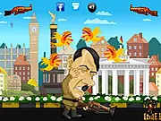 Play Chaplin VS Hitler, a free 2D online fighting game where you choose a character to win a gun battle.