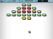 Play Free Brick Breaker online, classic arcade game with 40 levels, bonuses, and high scores on PlayArcadeHub