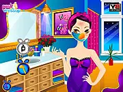 Play Sapphire Club Opening Prep free online dress up game on PlayArcadeHub, selecting glamorous party dresses and makeup.