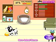 Cute Doggy Day Care online game screenshot, caring for a cute puppy, free pet simulation game