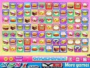 Delicious Cakes Link game screenshot, matching and linking icons of sweet cakes, ice cream, and desserts in a free online puzzle game